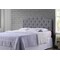 Baxton Studio Myra Queen Size Grey Upholstered Button-tufted Headboard 118-6429 - alternate 2